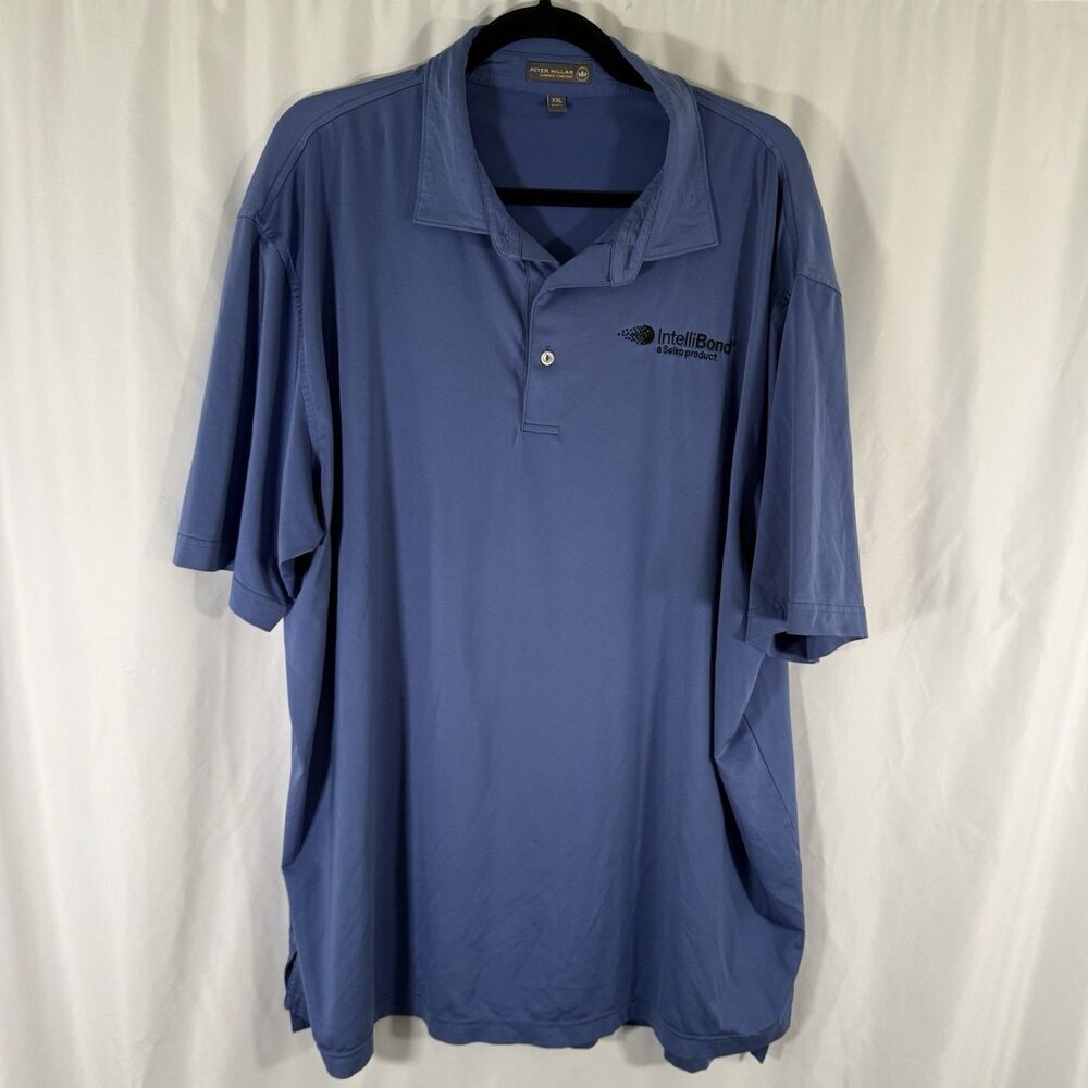 Peter Millar Summer Comfort Polo Men's XXL Intellibond Short Sleeve Pullover